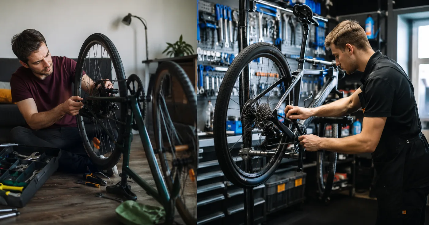 Gereedschap voor fiets reparatie thuis